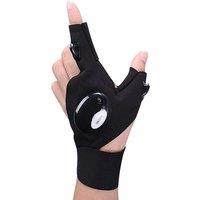 Outdoor Glove With Led Flashlight - 3 Options