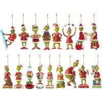 The Grinch Inspired Christmas Tree Ornament - 17 Styles