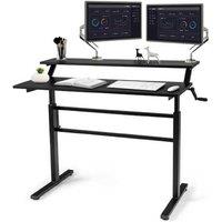 Versatile 2-Tier Adjustable Computer Desk