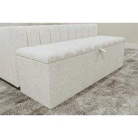 Luxury Boucle Ottoman Storage Box - 40" & 80"