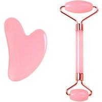 Gua Sha & Jade Roller Set - Natural Skincare Tool for Rejuvenation