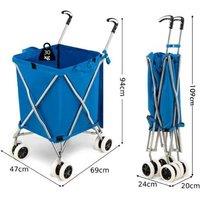 Premium Folding Shopping Trolley