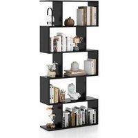 Stylish S-Shaped Bookcase