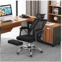 Ultimate Ergonomic Mesh Office Chair - Adjustable Height, Lumbar Support & Footrest