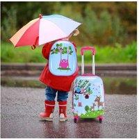 Delightful Kids Travel Companion Set - Durable Hardshell Suitcase & Lightweight Backpack