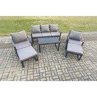 7-Seater Aluminium Garden Set Stools