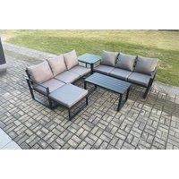 Aluminium Garden Sofa Set with Coffee & Side Table
