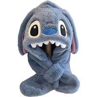 Lilo & Stitch- Kids Scarf Hat Set - Soft Polyester, Ages 2-10, Fun Cartoon Design