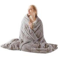 Teddy Fleece Weighted Blanket - 3 Sizes, 2 Colours