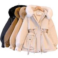 Women'S Loose-Fit Down Winter Parka Jacket - 5 Sizes & 4 Colours