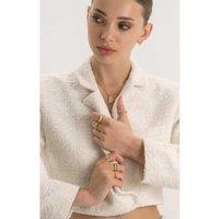 Elk & Bloom Exquisite 14K Gold Diamante Wrap Ring