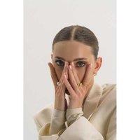 Elk & Bloom Elegant 14K Gold Loop Link Stacking Ring - Gift Box Option!