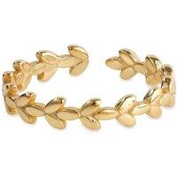 Elk & Bloom 14K Gold Leaf Promise Stacking Ring - Gift Box Option!