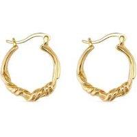 Elk & Bloom Luxurious Chunky 14K Gold Twisted Hoop Earrings - Gift Box Option!