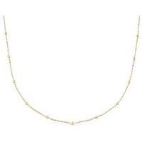 Elk & Bloom Exquisite 14K Gold Bead Choker Necklace
