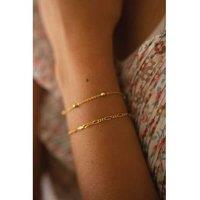 Elk & Bloom Exquisite 14K Gold Chain Bracelet - Gift Box Option!