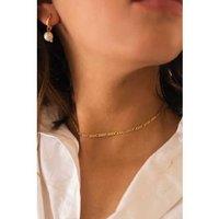 Elk & Bloom Chic 14K Gold Chain Choker Necklace - Gift Box Option!