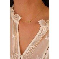 Elk & Bloom Enchanting 18K Gold Bird Necklace Choker - Gift Box Option!