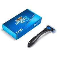 Bic Hybrid 3 Flex Eco-Friendly Men'S Razor With Refills