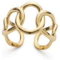 Elk & Bloom Exquisite 14K Gold Chain Link Ring - Gift Box Option!