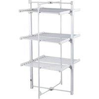 3-Tier Heated Clothes Airer With Cover