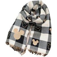 Unisex Black Designer Inspired Winter Scarf - 3 Colours