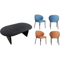 Orchid Oval Dining Table Set - 2 Colours & 3 Options