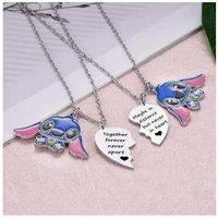 Heartfelt Stitch-Inspired Friendship Necklaces