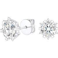 Snowflake Moissanite Earrings