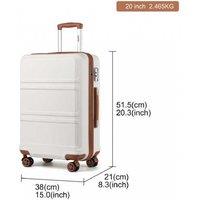 Kono 20" Sculpted Abs Cabin Luggage - Travel In Style!