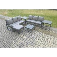 Aluminium Outdoor Sofa Set with Coffee & Side Tables