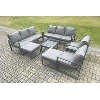 Aluminium 7-Piece Outdoor Sofa Set with Coffee Table