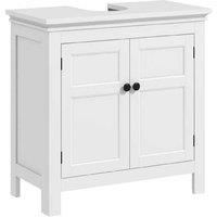 Stylish 15X20Cm 'U' Cut Storage Cabinet - White