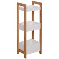 Stylish 3-Tier Bamboo Bathroom Rack