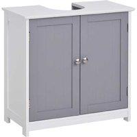 Sleek 60X60Cm Under-Sink Cabinet In White