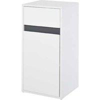 Stylish Mdf Tri-Compartment Bathroom Cabinet