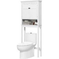 Space-Saving Over-Toilet Storage Cabinet - Pristine White
