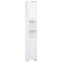 Chic Tall Freestanding Cabinet - White