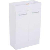 Stylish White Bathroom Cabinet Washstand