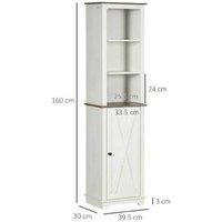 Elegant Tall Cabinet With Versatile Adjustable Shelves