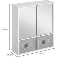Double Door Mirror Cabinet With Style & Functionality