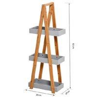 3-Tier Bamboo Bliss Freestanding Shelf