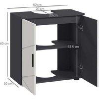Stylish Pedestal Sink Cabinet With Adjustable Shelf