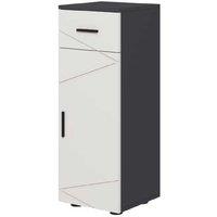 Chic Slim Cabinet With Adjustable Shelf - Grey