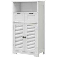 Stylish Three-Part Storage Unit With Handy Drawers