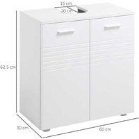 Stylish Pedestal Cabinet With Adjustable Shelf