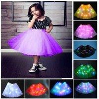 Dazzling Light-Up Tutu Skirt For Kids