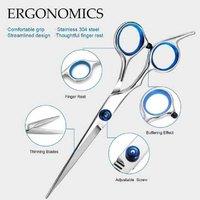 9-Piece Professional Hair Cutting Scissors Kit