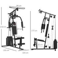 Transformative Home Gym Machine With 45Kg Stack