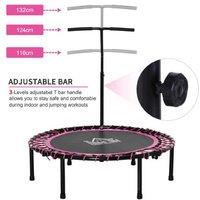 45" Pink Mini Fitness Trampoline
